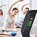 Fitness Tracker iKustar Smart Bracelet Pedometer Heart Rate Monitor Sleep Monitor Calorie Counter Pedometer Sport Activity Tracker With HD OLED Touch Screen for Android and IOS Smart Phone (Black)