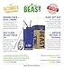Beast 20 oz Tumbler Stainless Steel Vacuum Insulated Coffee Ice Cup Double Wall Travel Flask (Royal Blue)