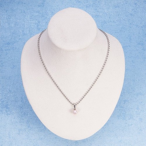 PH PandaHall 925 Sterling Silver 5mm Eye Screwed Pins 20pcs for Half Drilled Pearl Cup Bail Charm Pendant