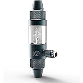 FZONE Aquarium Inline CO2 Diffuser, Fits 5/8" ID tubing | Up to 70% CO₂ Efficiency, Durable Aluminum, Space-Saving External Design, Even CO₂ Distribution for Plant Fish Tank
