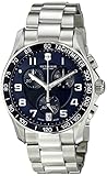 Victorinox Men's 241497 Chrono Classic Analog-Display Swiss Quartz Silver-Tone Watch