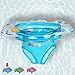 Baby Swimming Ring Floats with Safety Seat Double Airbag Swim Rings for Babies Kids Swimming Float Baby Floats for Pool Swim Training Aid Kids PVC Pool Floats for Toddlers of 6-24 Months - Blue