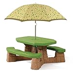 Step2  Naturally Playful Picnic Table with Umbrella