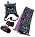 N'Ice Caps Little Girls and Infants Cute Kitty Knitted 3PC Accessory Set