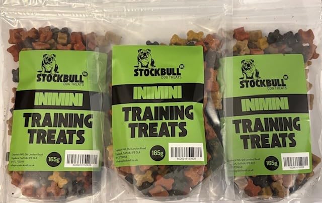 Stockbull Inimini Mix Training Treats - (3 x 165g Packets) Puppy/Tiny Dog