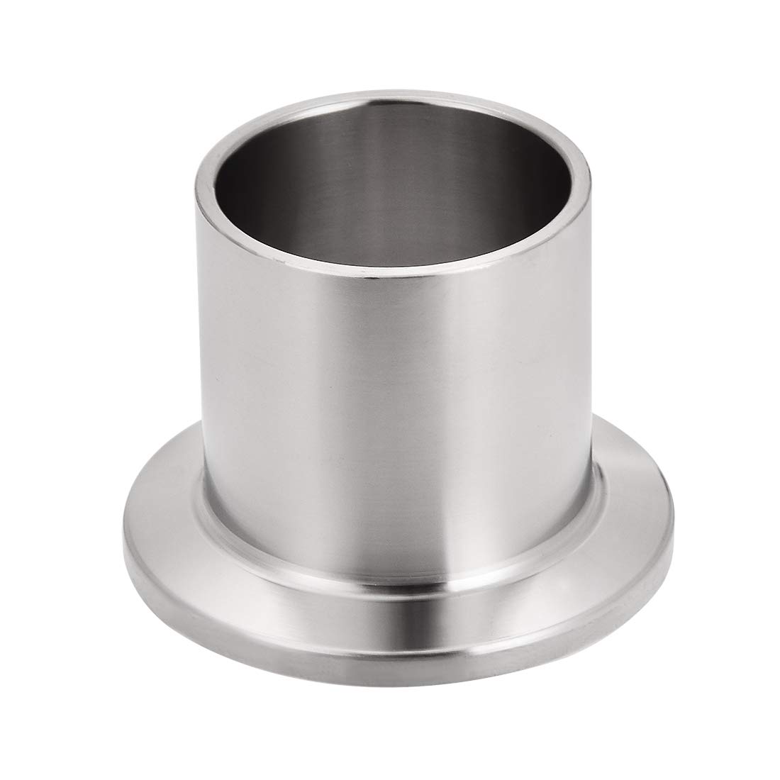 sourcing map 304 Stainless Steel Fitting Long Weld Clamp Ferrule Fits Clamp 28x30mm