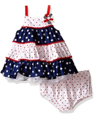 Baby Girls' Tier Dress and Panty Set