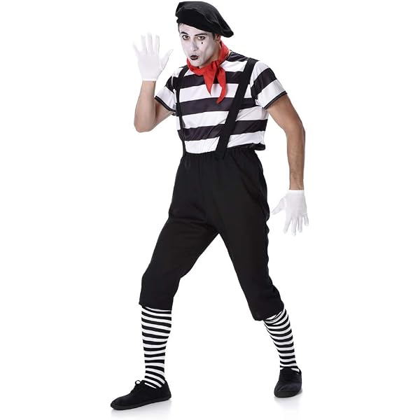 Amazon.com: Mime Girl Women's Costume X-Small 2-4 : Clothing