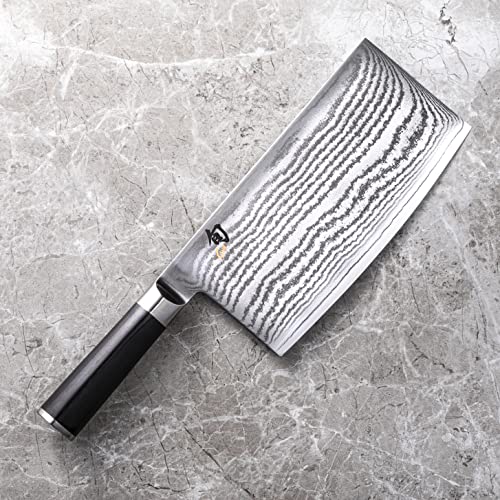 Shun Cutlery Classic Vegetable Cleaver 7”, ChineseStyle Cleaver, Ideal