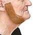 Mustaches Self Adhesive Sideburns Fake Mutton Chops, Novelty, False Facial Hair, Costume Accessory for Adults, Chestnut Color