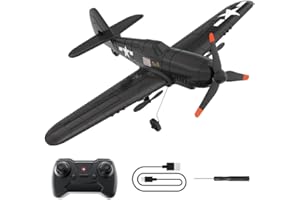 XOS Brushless Stunt RC Drone Plane Airplane Glider for Adults Remote Control Electric Aerobatic RTF Fighter Jet Aircraft with Colorful Light, EPP Hobby Airplane for Beginners Kids, Boys Gifts