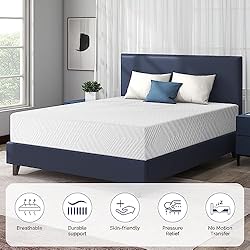 IULULU Twin Mattress, 12-Inch Twin Memory Foam