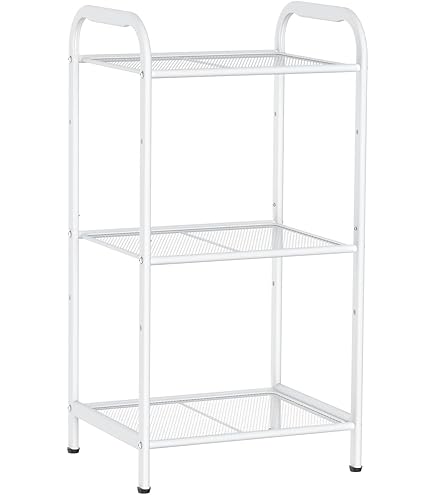 SONGMICS 3-Tier Storage Shelf - Adjustable Industrial Style Rack For Bathroom, Kitchen & Living Room