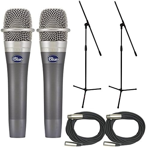 Blue Encore 100 Dual Microphone Pack w/ Stands &amp; Cables