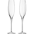 Waterford Elegance Optic Classic Champagne Flute, Pair
