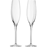 Waterford Elegance Optic Classic Champagne Flute, Pair