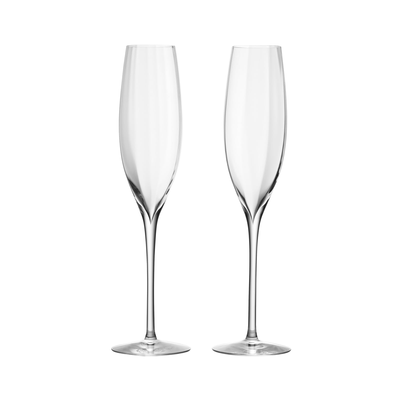 Waterford Elegance Champagne Flute Optic Set of 2