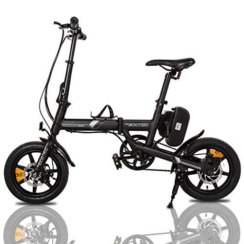 ECOTRIC Portable Electric City Bike Aluminum 14 inch Folding Frame with Detachable 36V/8AH Battery L ECOTRIC Portable Electric City Bike Aluminum 14 inch Folding Frame with Detachable 36V/8AH Battery L