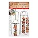 BBQ Skewers Lock & Slide Stainless Steel (Set of 2) Makes 6 Kebabs, Grill Kebab Gadget, Best Skewer for Outdoor Grilling with Quick and Easy Release for Any Type of Shish Kebab Chicken or Vegetables