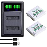 Tectra 2-Pack NB-6L NB-6LH Rechargerable Battery