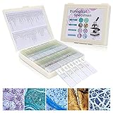 100 Pcs Prepared Microscope Slides Set for Basic