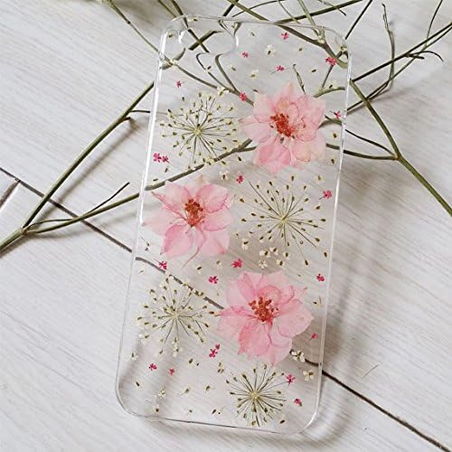 Rebbygena Custom Samsung S7 Case, Real Flower Galaxy S7 Case Handmade Real Pressed Flower Phone Case for Samsung Galaxy S7 Handmade Soft Case Girly Girl Phone Case Smart Cell Phone Case