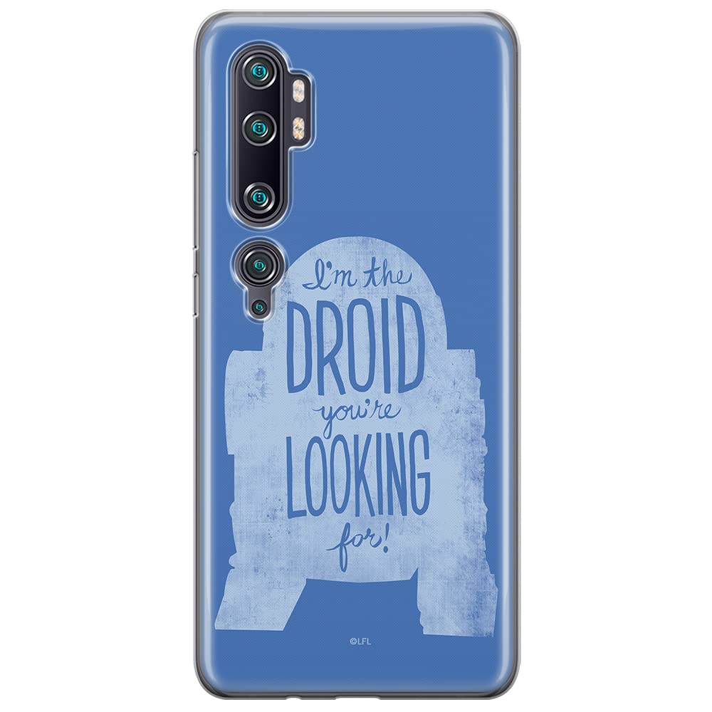ERT GROUP mobile phone case for Xiaomi MI NOTE 10 / MI NOTE 10 PRO original and officially Licensed Star Wars pattern R2D2 006 optimally adapted to the shape of the mobile phone, case made of TPU