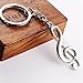Reizteko Fashion Cool Musical Note Key Ring Keyfob Keyring Music Symbol Keychain Gift New