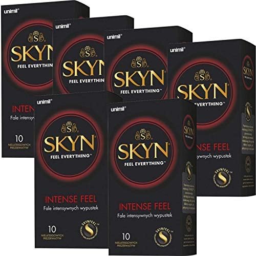 SKYN® Intense Feel Non-Latex Condoms, Pack of 10 x 6