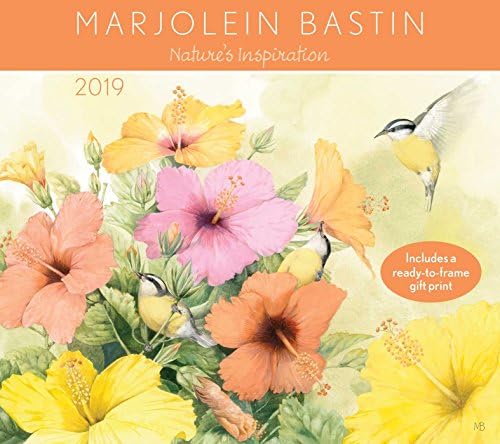 Marjolein Bastin 2019 Deluxe Wall Calendar: Nature's Inspiration