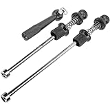 Alomejor Quick Release Lever Wheel Locking Skewers Road Bike Skewers Wheels Locking Security Quick Release Skewers