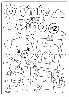 Livro Pinte com o Pipo 2