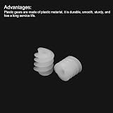 sourcing map 20Pcs Plastic Worm Gears Module 0.5 for RC Car Robot DIY Project view 4