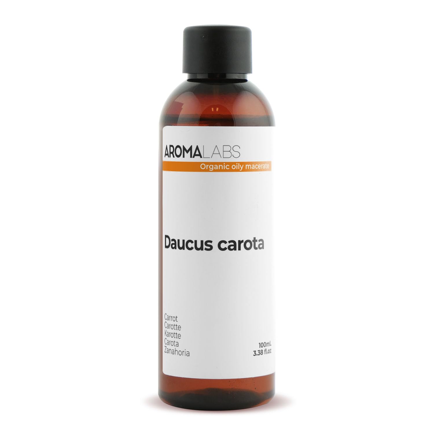 Organic - Carrot Infused Oil - 100mL - 100% Pure, Natural and Cosmos Certified - AROMA LABS (French Brand)