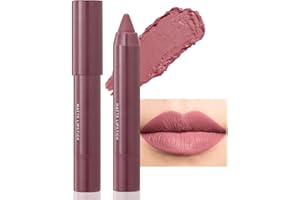 BINGBRUSH Crayon Matte Longwear Lipstick Pack Set,Moisture Smooth Color Stick Ultimate Lip Crayon for Makeup Collection - Waterproof Velvet Lipgloss Lip Stain (07#)