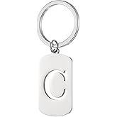 PATIKIL Initial Letter Key Chain, A-Z KeyChain Pendant Key Ring