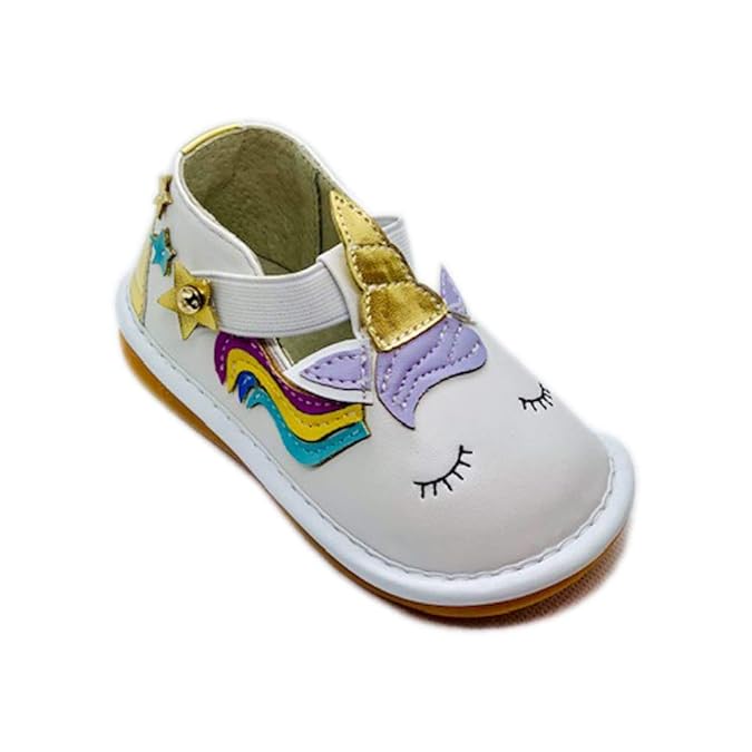 Squeaker Sneakers Ella Unicorn Mary Jane, Squeaky Shoes for Toddlers
