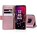 Galaxy S8 Case,Acrass Luxury PU Leather Wallet Flip Protective Case Cover with Card Slots and Stand for Samsung Galaxy S8 (rosegold).