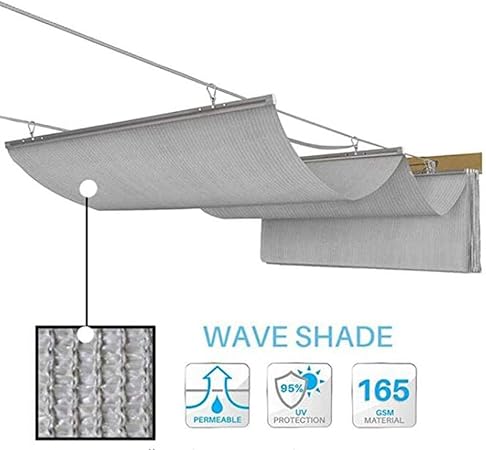 LH-RUG Pérgola Retráctil Toldo Toldo Vela Toldo Decoración Al Aire