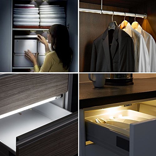 Flexzion Under Lighting Motion Sensor Detector Activated LED