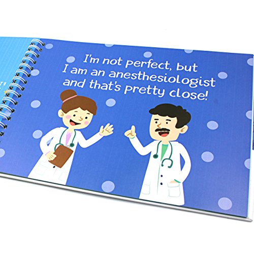 Perfect Anesthesiologist Gifts - Booklet for Your Anesthetist Doctor - Great Idea to Say Thank You After Your Surgical Procedure - Includes Stickers, Jokes and Quotes - Perfect For a Nurse Anesthetist