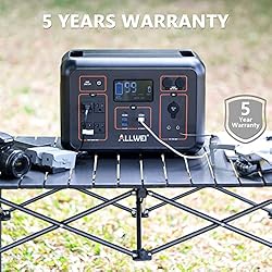 ALLWEI Solar Generator 2000W with 1 * 200W Solar