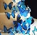 Edible Butterflies - Assorted Blue- Cake Decorations, Cupcake Topper