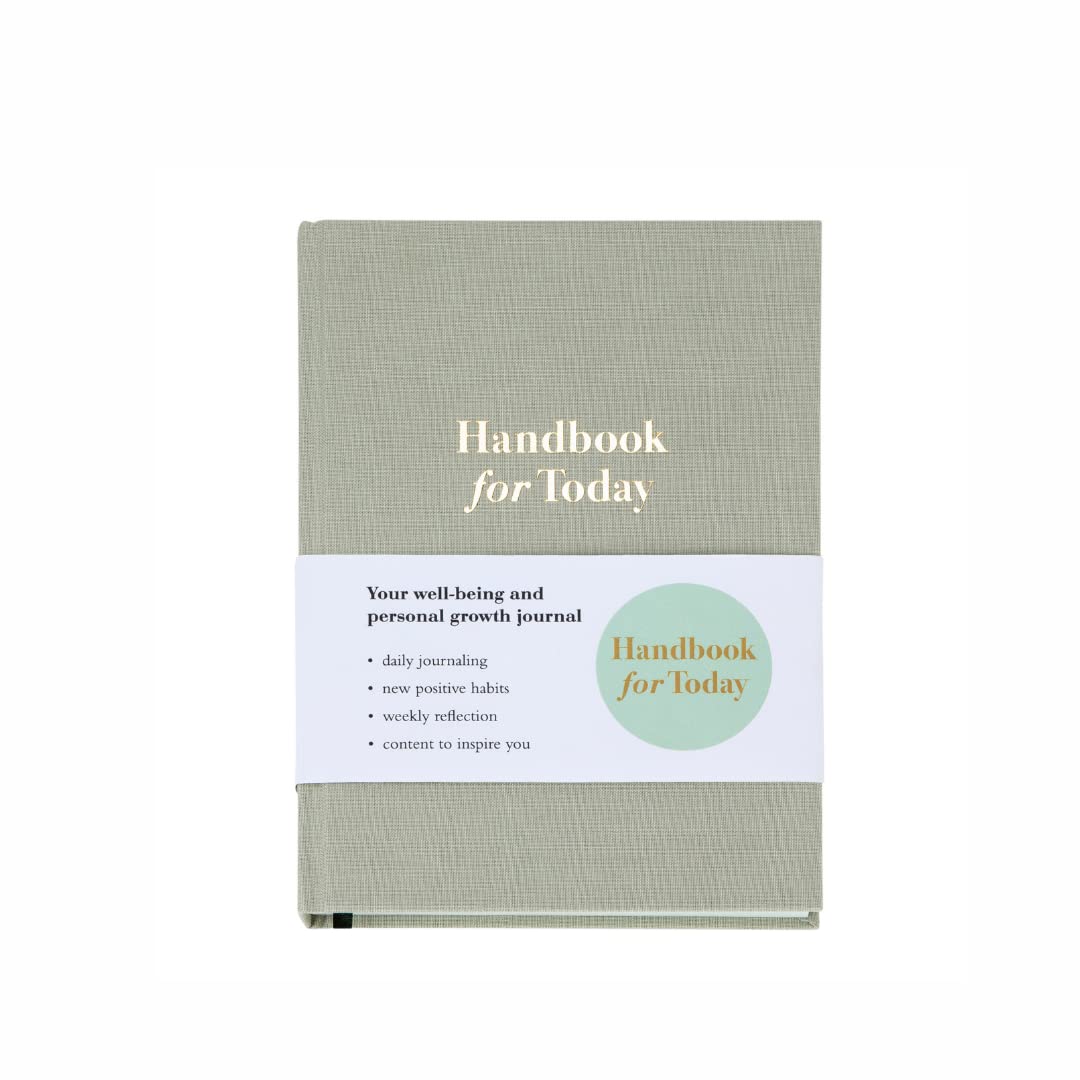 Handbook for Today: Your Wellbeing Journal for Personal Growth, Daily Journal for Gratitude and Positivity, Guided Gratitude Journal for Women and Men – Hardback