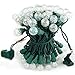 BOHON Outdoor String Lights 19FT 70 LED Christmas Lights Warm White UL Certified Globe String Lights with Iridescent Diamond Cut Glass Bulbs for Indoor Party Tree Wedding Decor