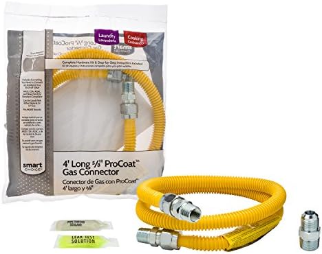 Smart Choice Universal Complete Gas Range and Dryer Install Kit 48-Inch Length