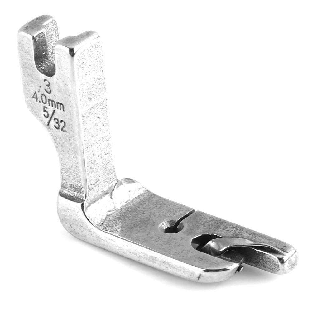 Oumefar Zipper Foot Sewing Machine Presser Foot, Rolled Hem, 4.0mm, Alloy Steel, OUMFAR-ZF-001
