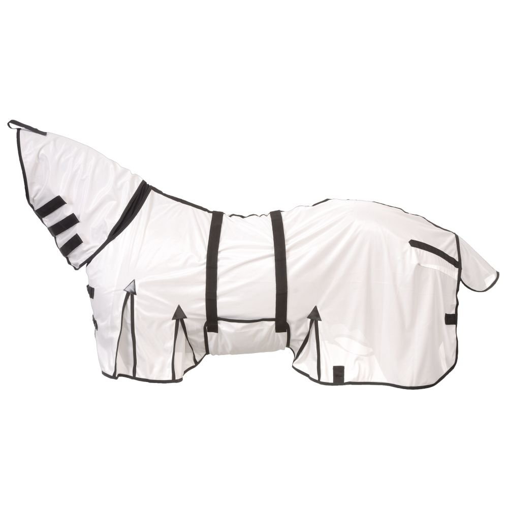 Tough 1 Deluxe Contour Fly Scrim Sheet with Attached Belly Band and Neck Cover N/A 72