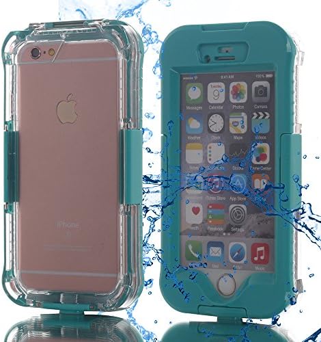 iPhone 6S Waterproof Case, oneCase™ Crystal Clear Water Resistant Underwater Shockproof SnowProof DirtProof Full Sealed Protective Case Cover for Apple iPhone 6 / 6S 4.7 inch (Mint Green)