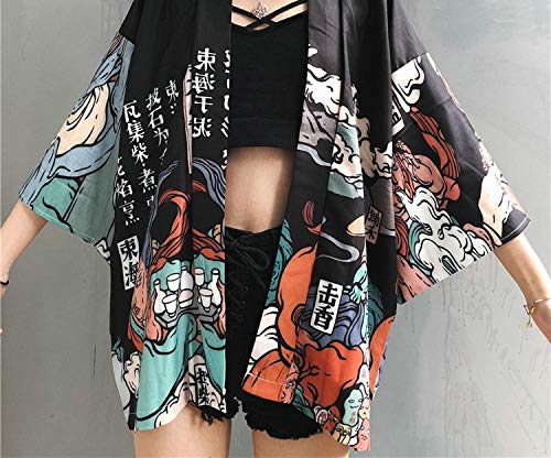 Japanese Kimono Traditional Yukata Women Kimono Cosplay Japanese Traditional Japanese Kimonos Q143,1,One Size - Thumbnail 5